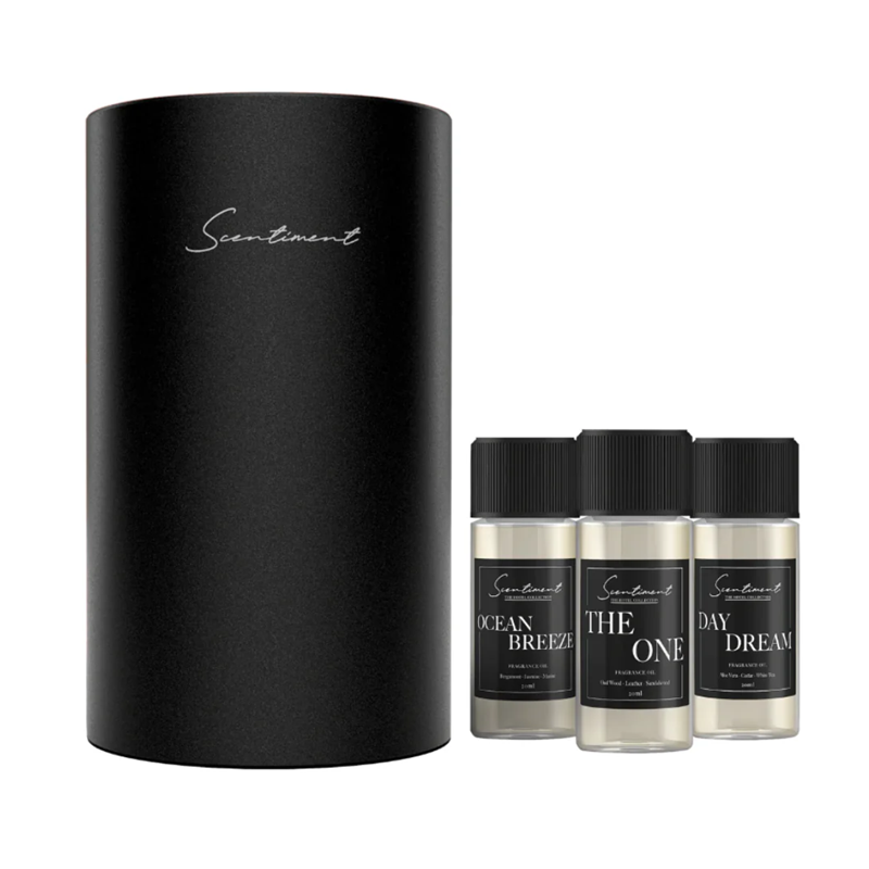 Scentiment Diffuser Mini Starter Kit with 3 Scents