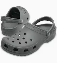 (PAC 12) Crocs Classic Clog - Slate Gray - Size M11/W13