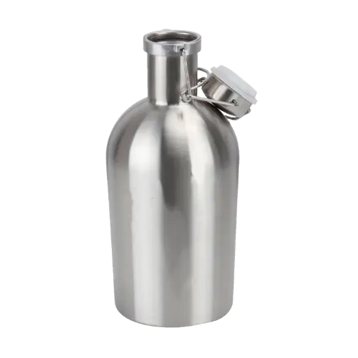 [P-102-00-000-000-0] Beer Growler - 64 oz Stainless Steel