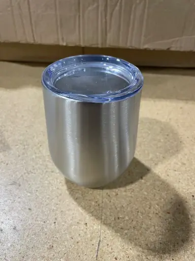 11 oz Stemless Wine Glass - Stainless Steel